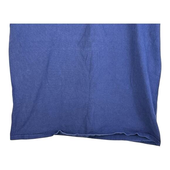 Thrasher Magazine BLACK ICE LOGO Skateboard T Shirt NAVY Size Large - Picture 3 of 11